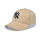 Basic Color Suede Structured Ball Cap New York Yankees