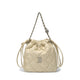 กระเป๋าสะพายข้าง Basic Quilting Pu Mini Bucket Cross Bag Boston Red Sox