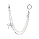 Ribbon Jewelry Long Chain Keyring New York Yankees