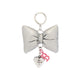 Ribbon Fabric Heart Charm Keyring Boston Red Sox