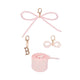 Team Logo Pearl Ribbon Shoelace Set Boston Red Sox