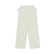 Womens Basic Lace Ruffle Semi Wide Pants New York Yankees