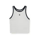 เสื้อกล้าม Women's Basic Ringer Crop Sleeveless T-Shirts New York Yankees