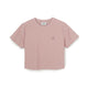 เสื้อยืด Women's Dia Monogram Tonal Jaquard Crop T-Shirts New York Yankees