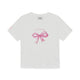 Bow Tie Graphic Slim Semi Crop T-Shirts New York Yankees