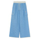 Cotton Check Layered Cargo Wide Pants Los Angeles Dodgers