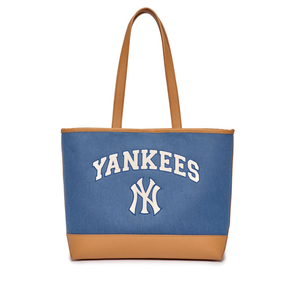 BASIC LETTERING CANVAS NEW YORK YANKEES L-TOTE BAG