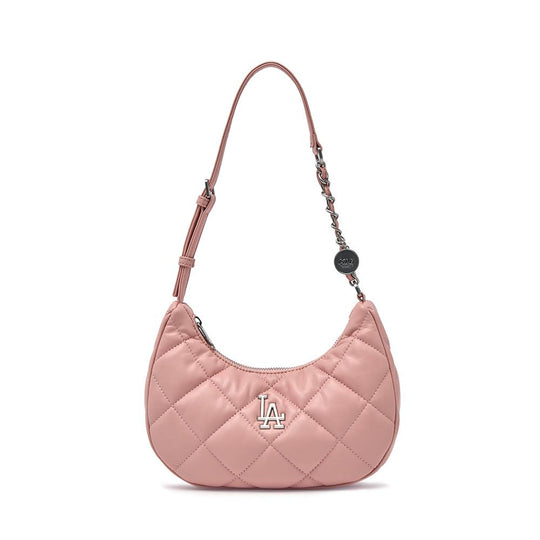 Basic Quilting PU Hobo Bag Los Angeles Dodgers