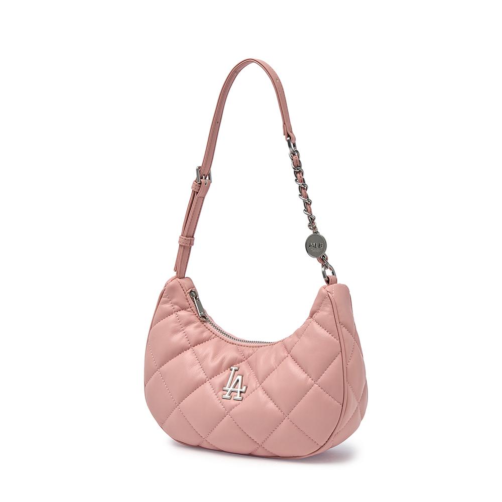 Basic Quilting PU Hobo Bag Los Angeles Dodgers