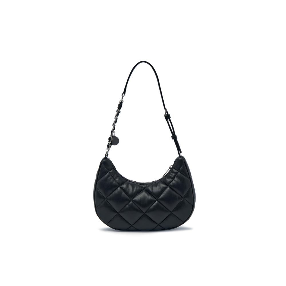 Basic Quilting PU Hobo Bag New York Yankees