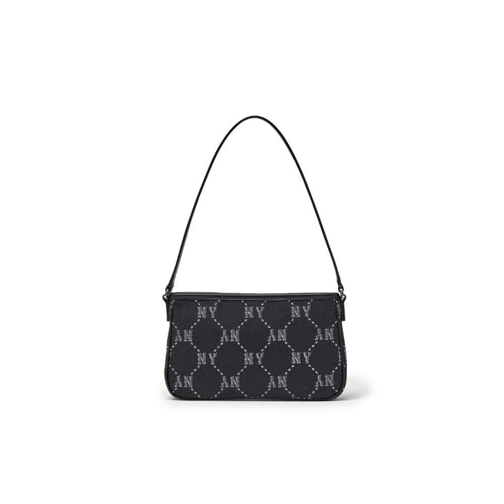 กระเป๋าทรงโฮโบ Diamond Monogram Jqd Mini Hobo Bag New York Yankees