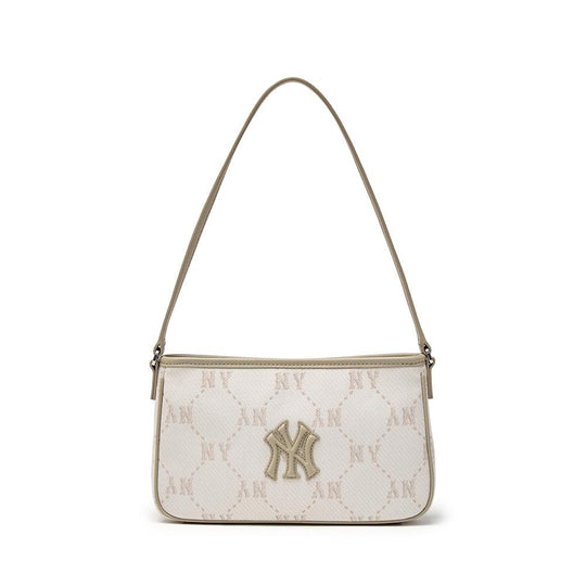 Diamond Monogram Jqd Mini Hobo Bag New York Yankees