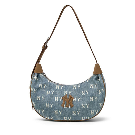 กระเป๋าสะพายไหล่ Classic Monogram Vintage Denim Hobo Bag New York Yankees