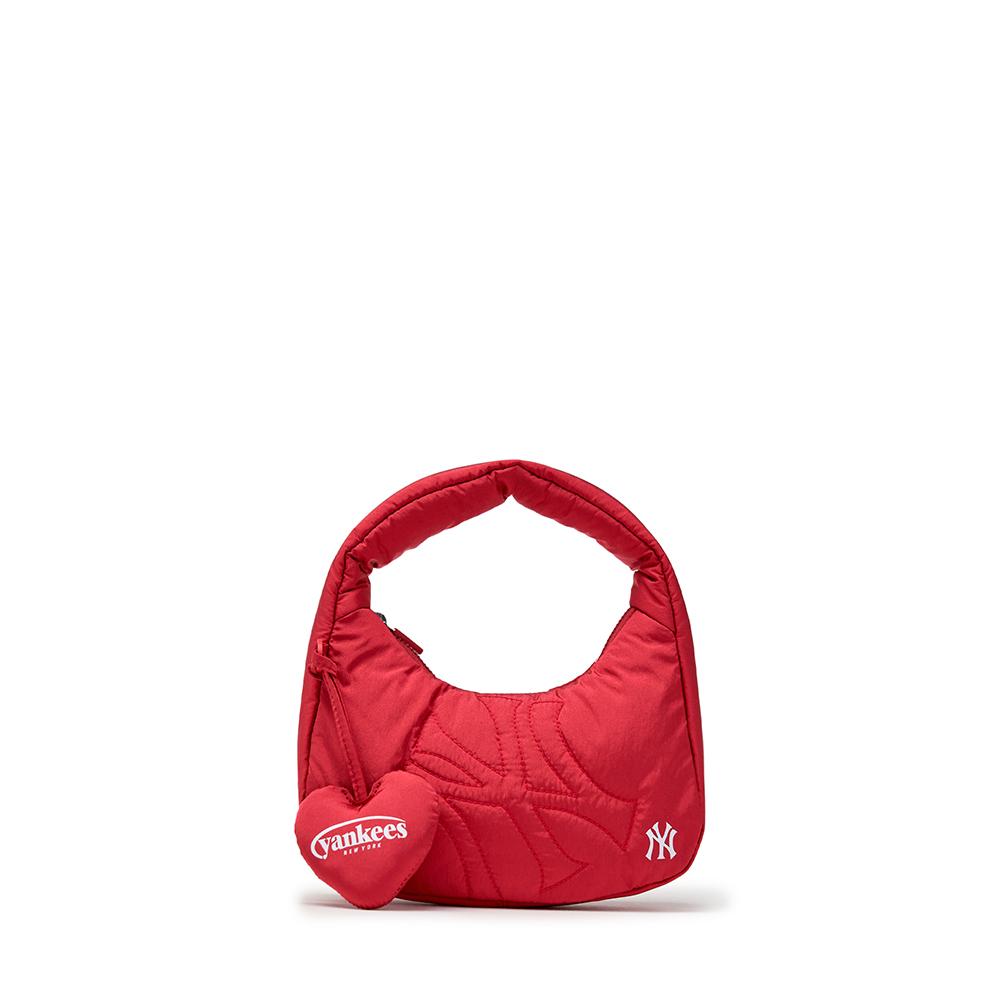 กระเป๋าทรงโฮโบ Basic Sportive Stitch Mini Hobo Bag New York Yankees
