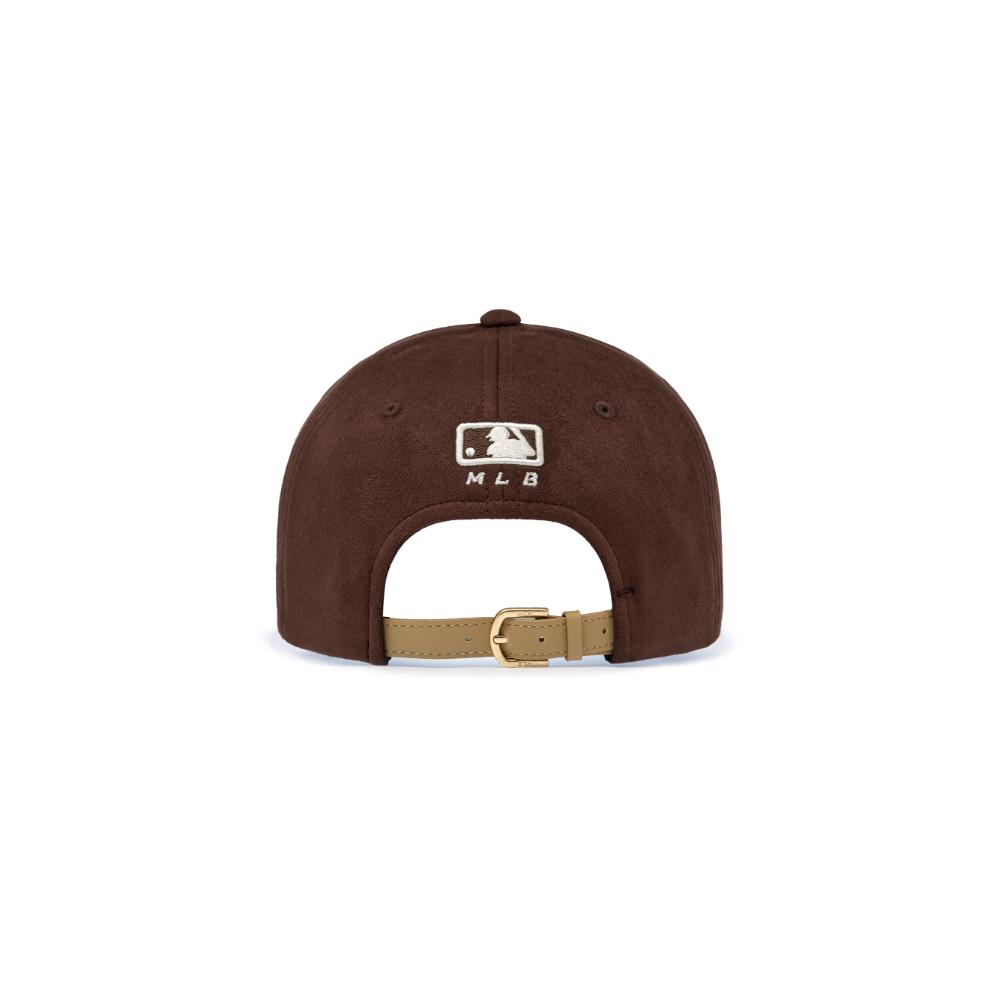 Basic Color Suede Structured Ball Cap Boston Red Sox
