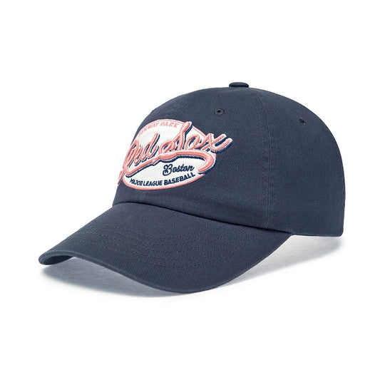 Street Oval Cursive Unstructured Ballcap Boston Red Sox