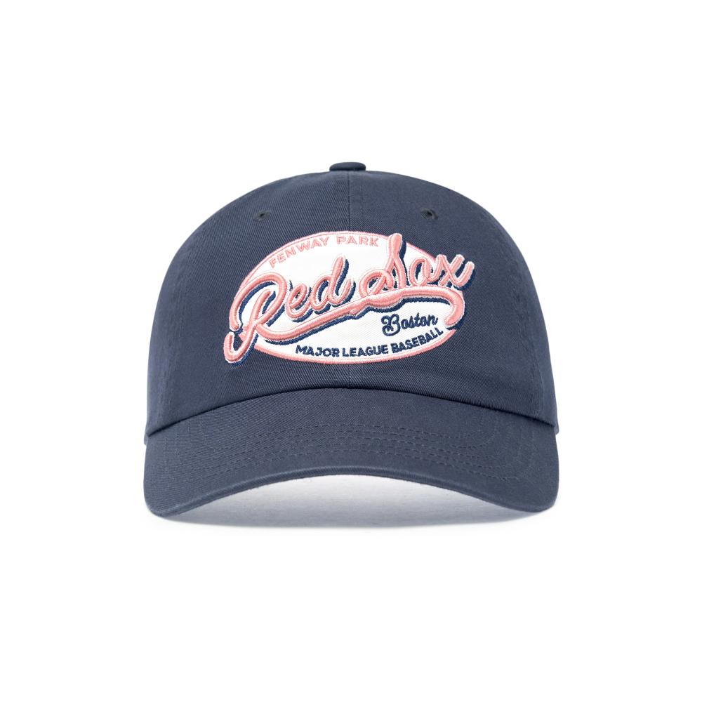 Street Oval Cursive Unstructured Ballcap Boston Red Sox