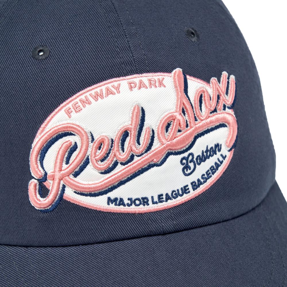 Street Oval Cursive Unstructured Ballcap Boston Red Sox