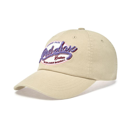Street Oval Cursive Unstructured Ballcap Boston Red Sox