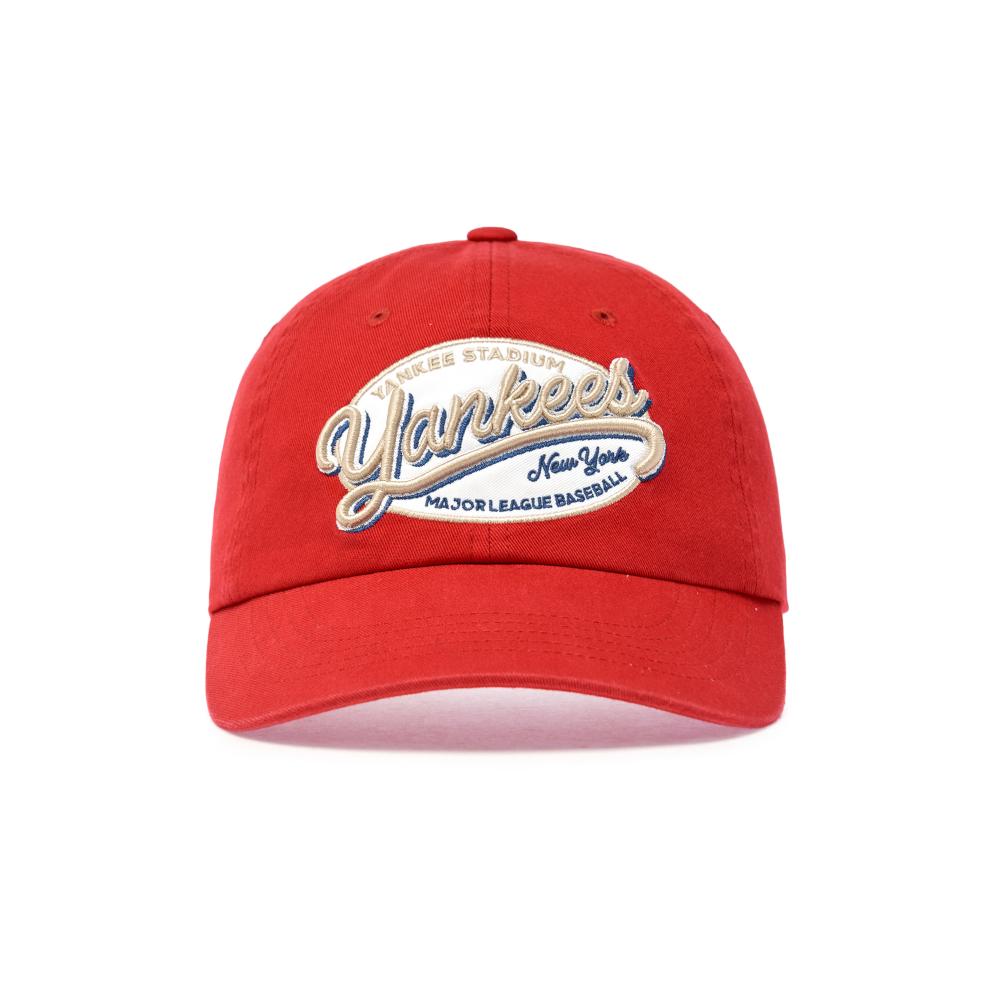 Street Oval Cursive Unstructured Ballcap New York Yankees