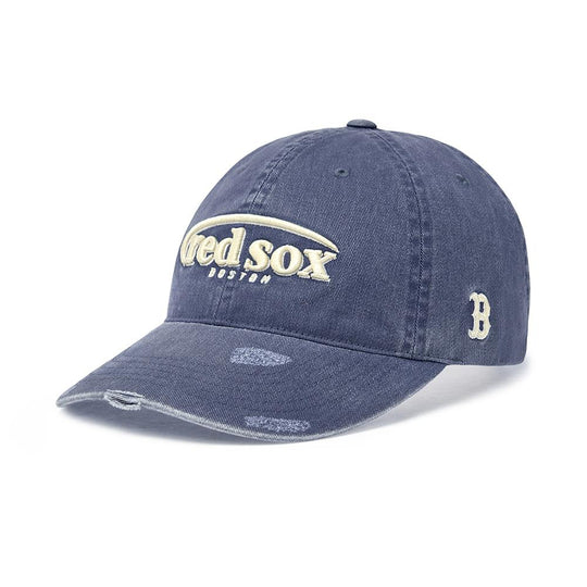 Vintage Demage Curve Logo Unstructured Ballcap Boston Red Sox