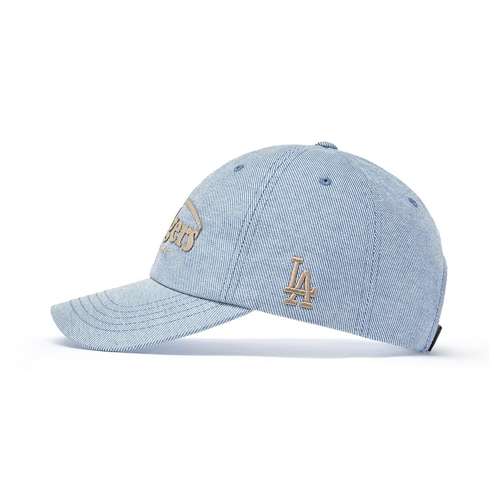 Vintage Denim Curve Logo Unstructured Ballcap Los Angeles Dodgers