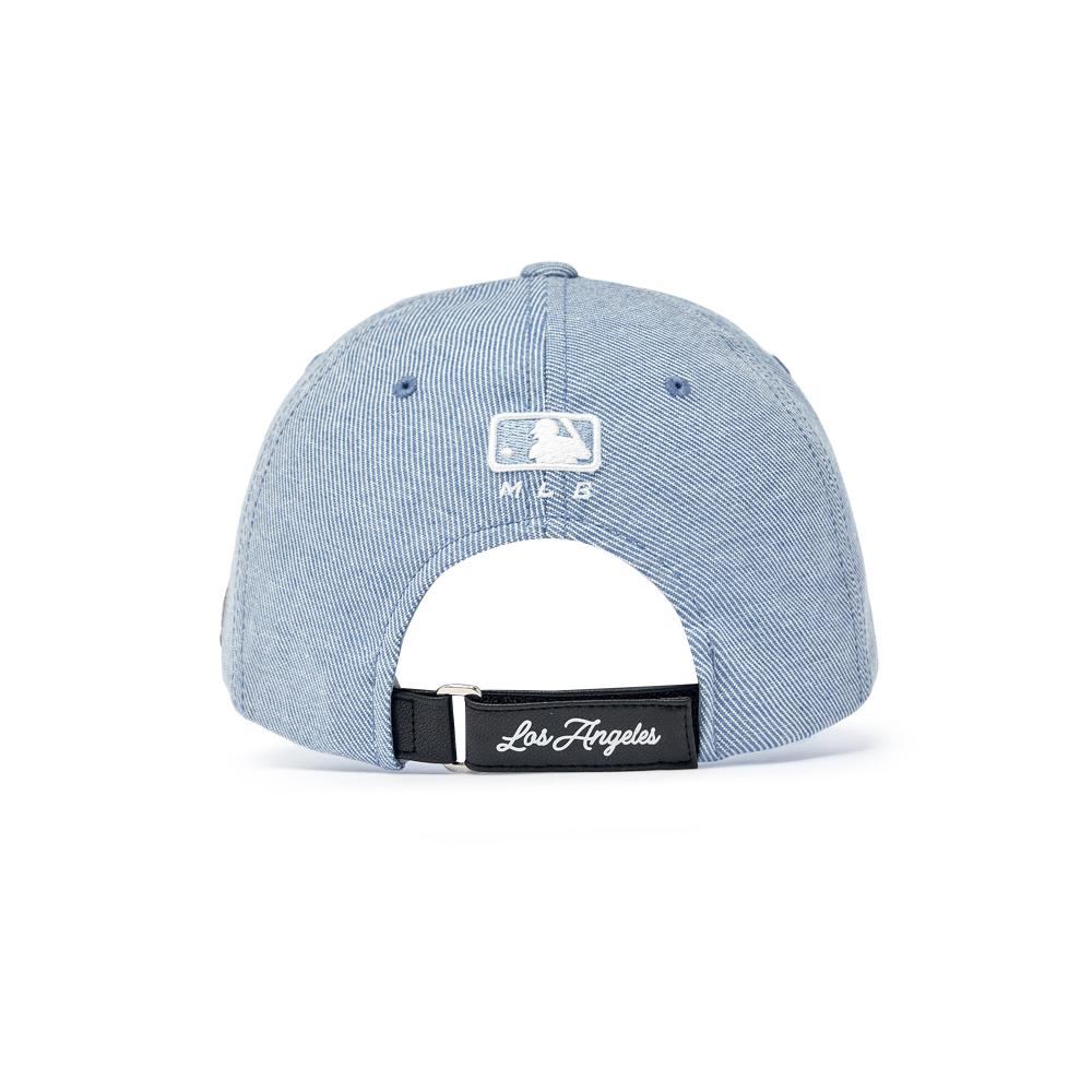 Vintage Denim Curve Logo Unstructured Ballcap Los Angeles Dodgers