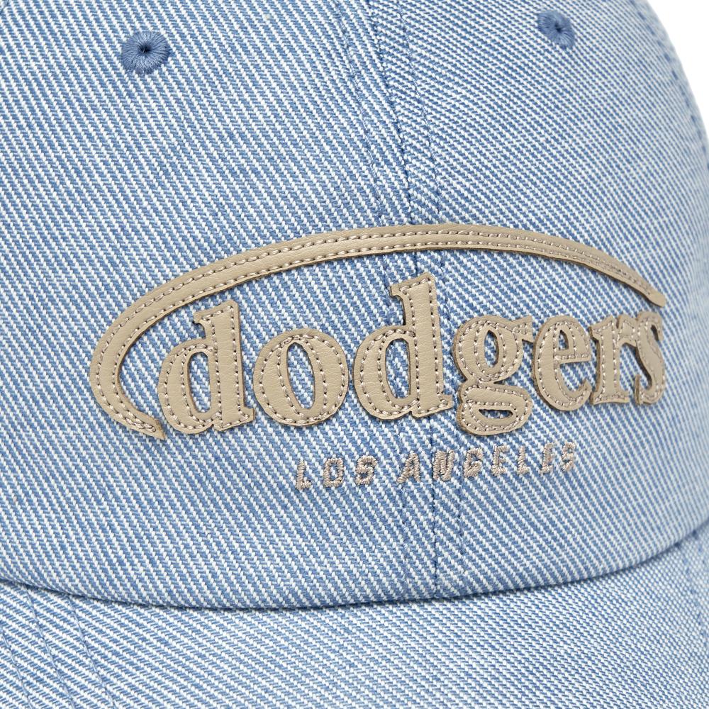 Vintage Denim Curve Logo Unstructured Ballcap Los Angeles Dodgers