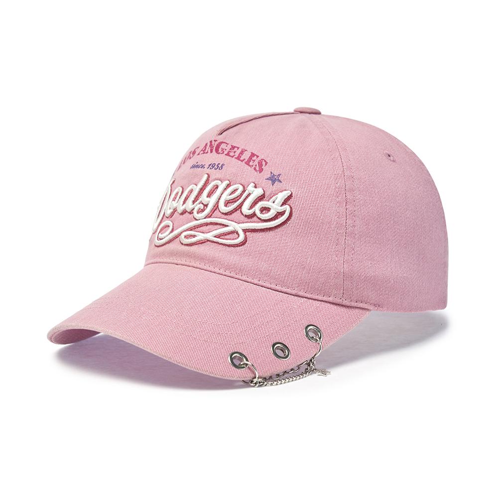 Vintage Cursive Jewelry Unstructured Ballcap Los Angeles Dodgers