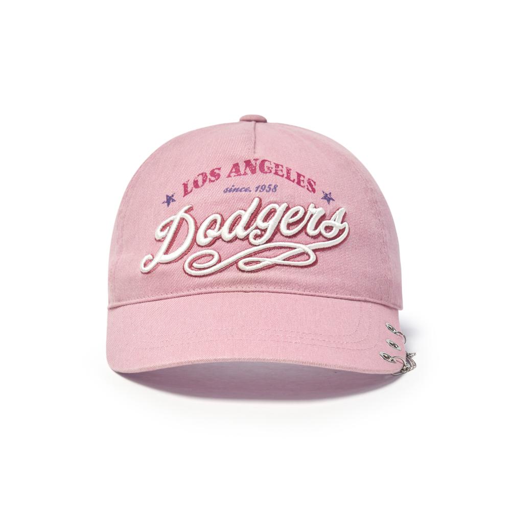 Vintage Cursive Jewelry Unstructured Ballcap Los Angeles Dodgers