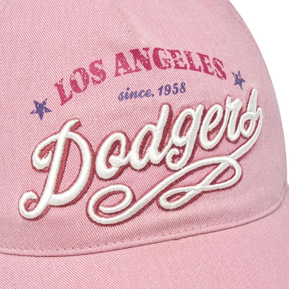 Vintage Cursive Jewelry Unstructured Ballcap Los Angeles Dodgers