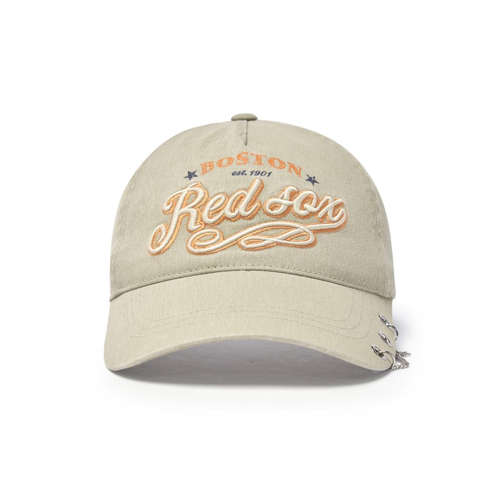 Vintage Cursive Jewelry Unstructured Ballcap Boston Red Sox