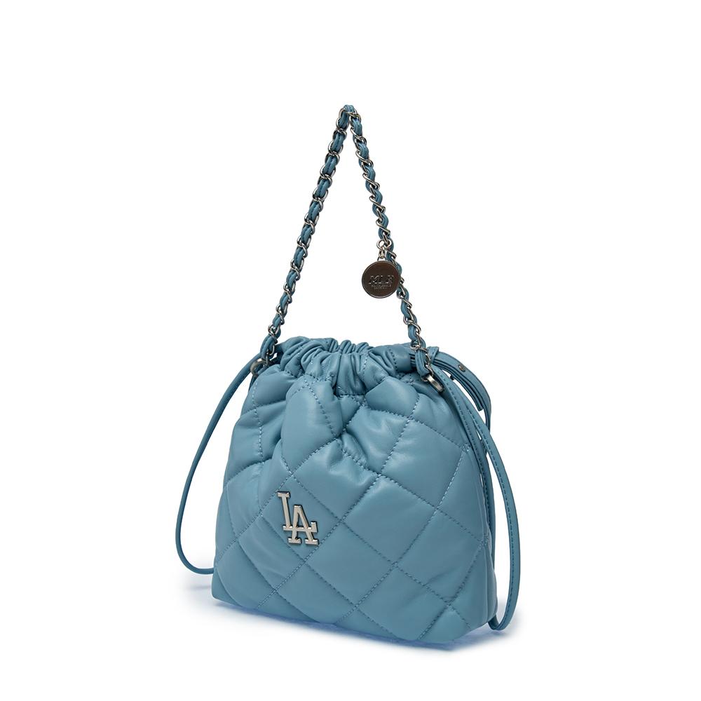 Basic Quilting PU Mini Bucket Cross Bag Los Angeles Dodgers