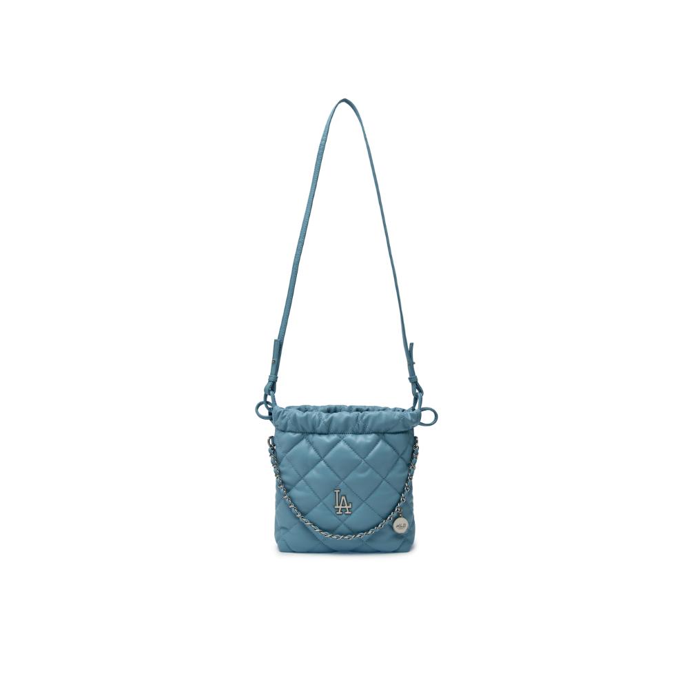 Basic Quilting PU Mini Bucket Cross Bag Los Angeles Dodgers