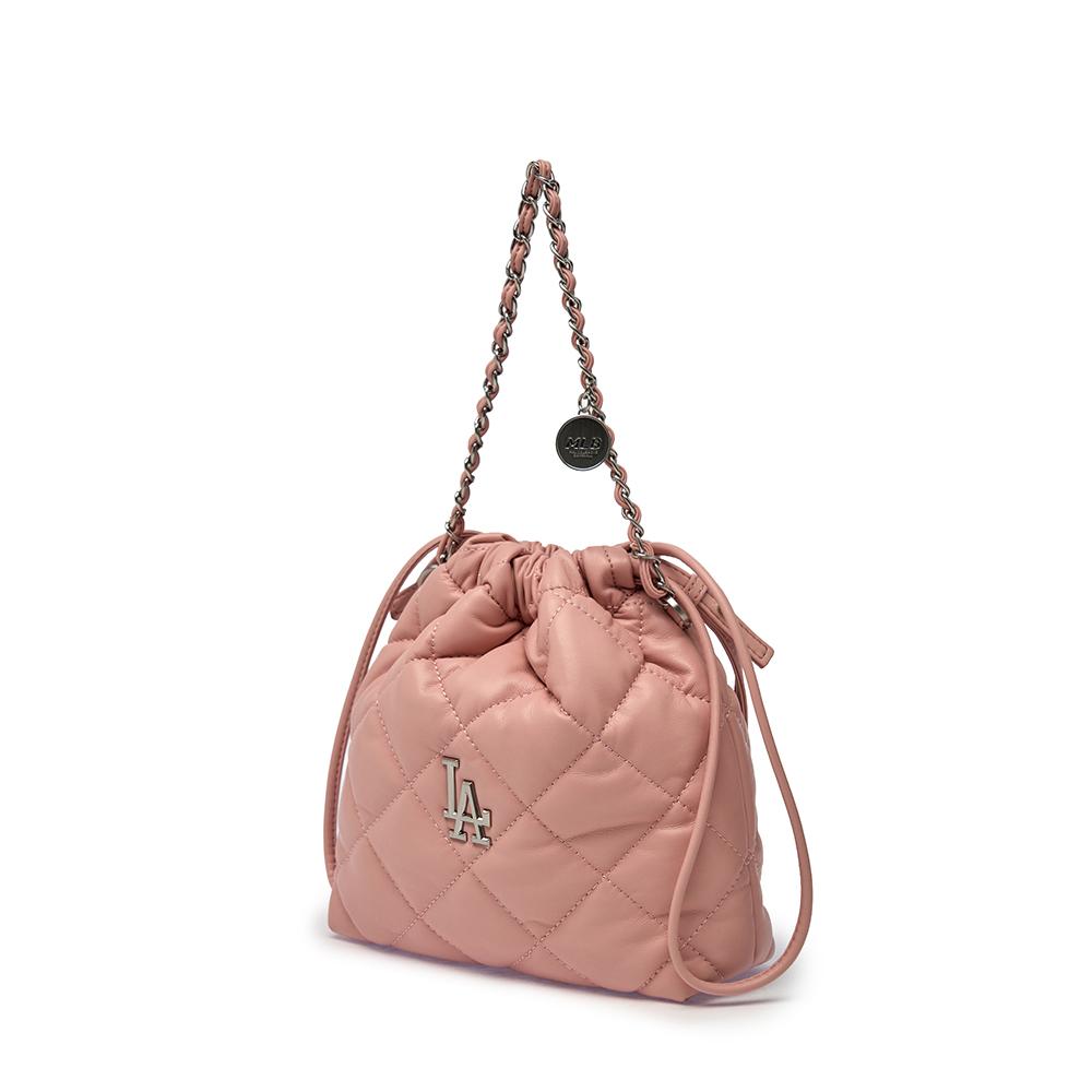 Basic Quilting PU Mini Bucket Cross Bag Los Angeles Dodgers