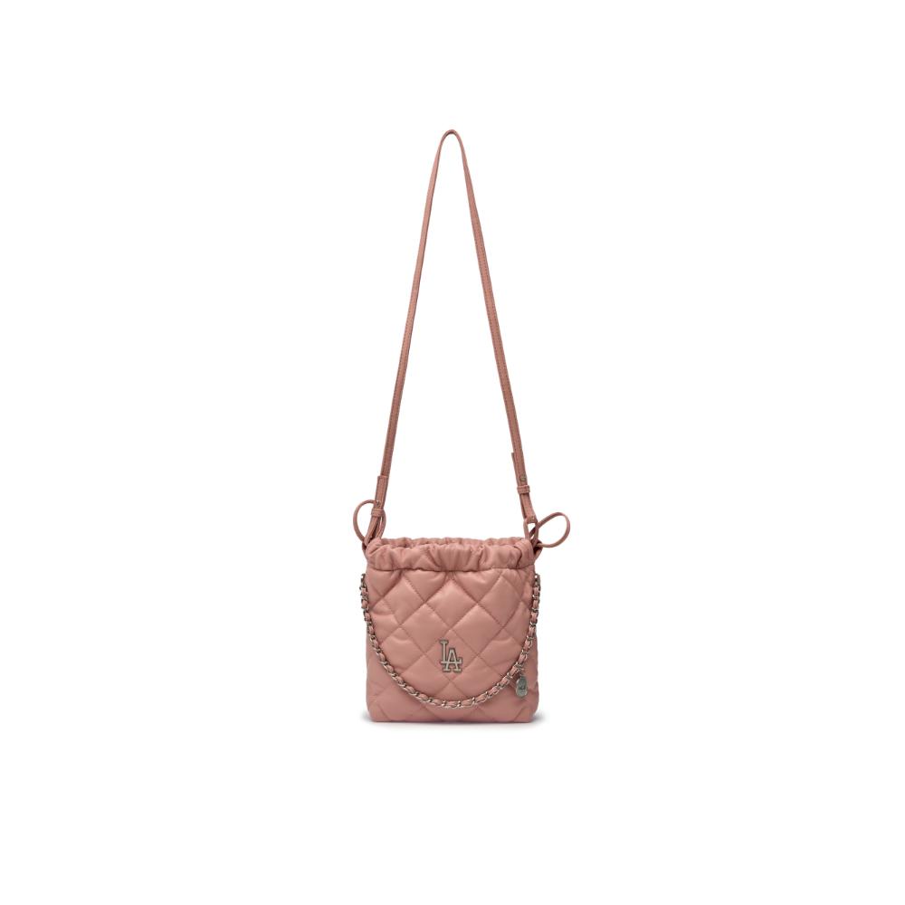 Basic Quilting PU Mini Bucket Cross Bag Los Angeles Dodgers