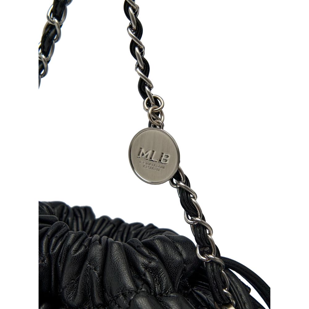 กระเป๋าสะพายข้าง Basic Quilting Pu Mini Bucket Cross Bag New York Yankees