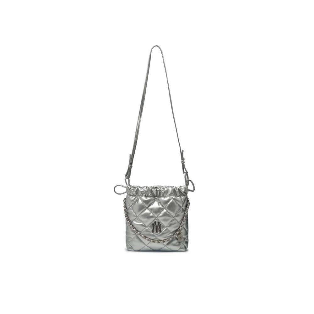 กระเป๋าสะพายข้าง Basic Quilting Pu Mini Bucket Cross Bag New York Yankees