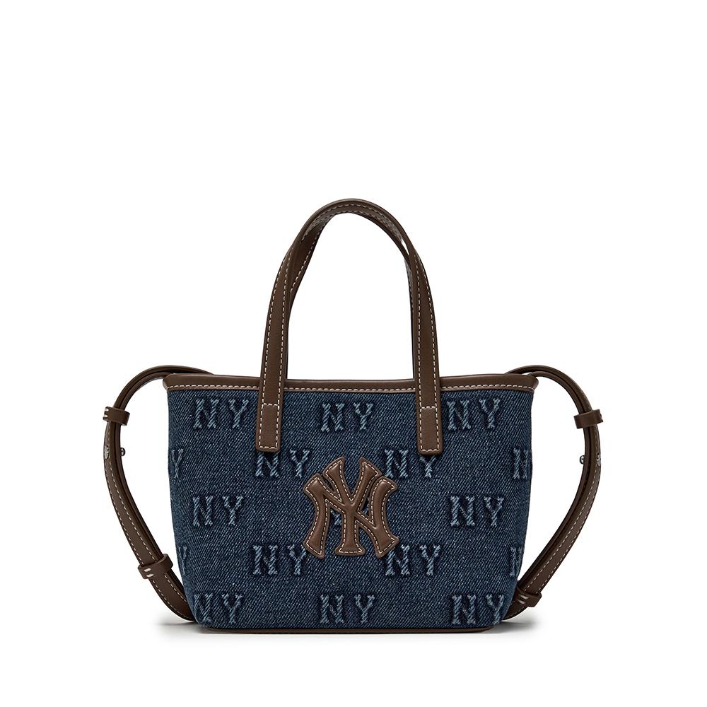 Classic Monogram Denim Embo Mini Cross Bag New York Yankees