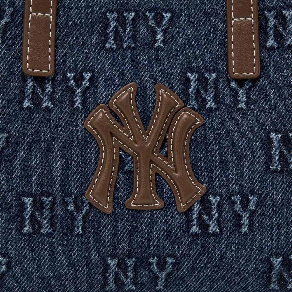 Classic Monogram Denim Embo Mini Cross Bag New York Yankees
