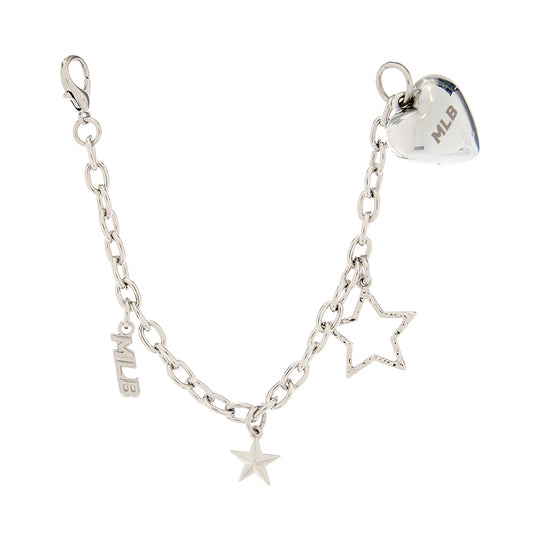 พวงกญแจ Heart Star Point Ring Chain Keyring No Team