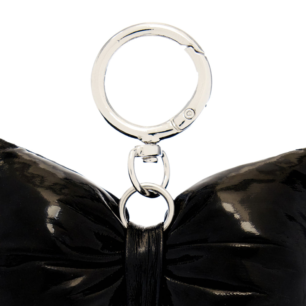 พวงกญแจ Ribbon Fabric Heart Charm Keyring New York Yankees