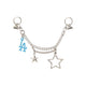 Star Jewelry Ball Cap Crown Chain Los Angeles Dodgers