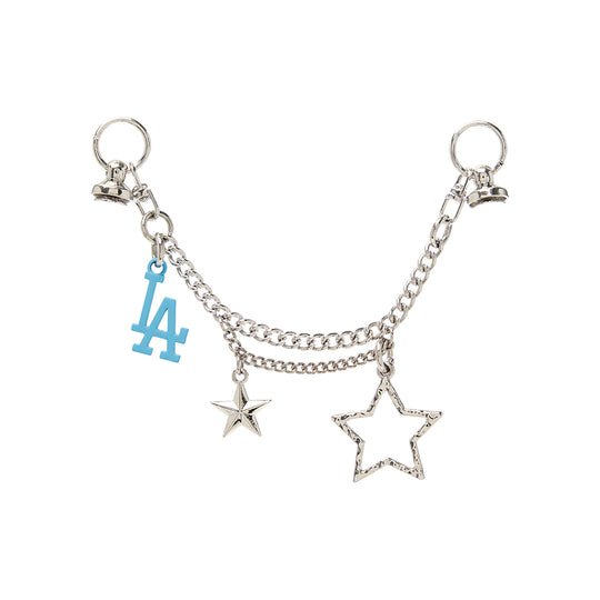แอคเซสซอรีสำหรับตกแต่งหมวก Star Jewelry Ball Cap Crown Chain Los Angeles Dodgers