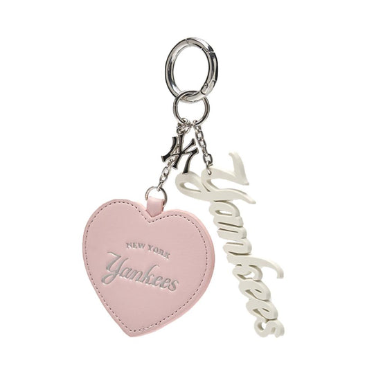 Heart Mirror Keyring New York Yankees