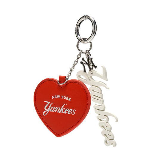 Heart Mirror Keyring New York Yankees