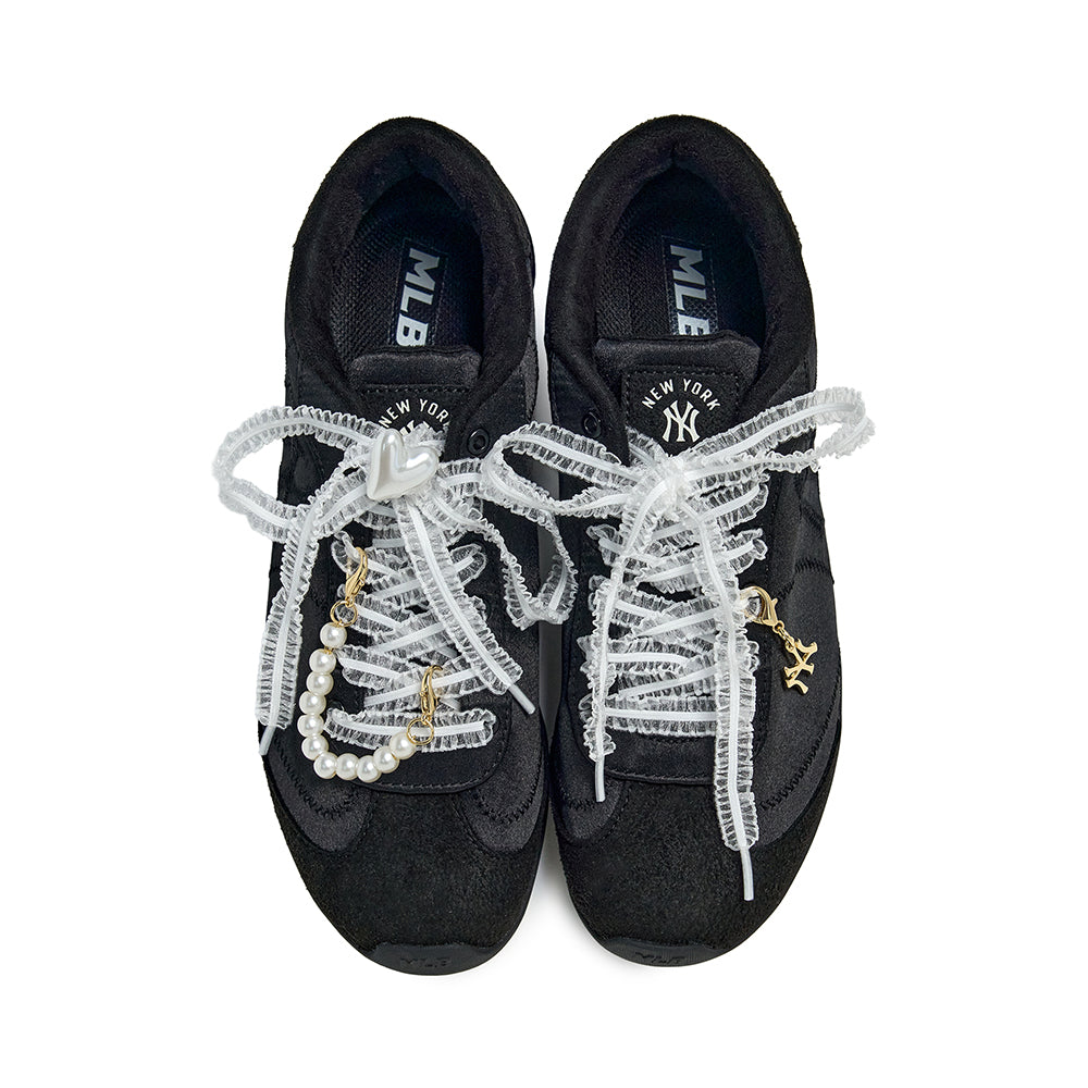 เซทเชือกรองเท้า ดีไอวาย Team Logo Heart Pearl Shoelace Set New York Yankees