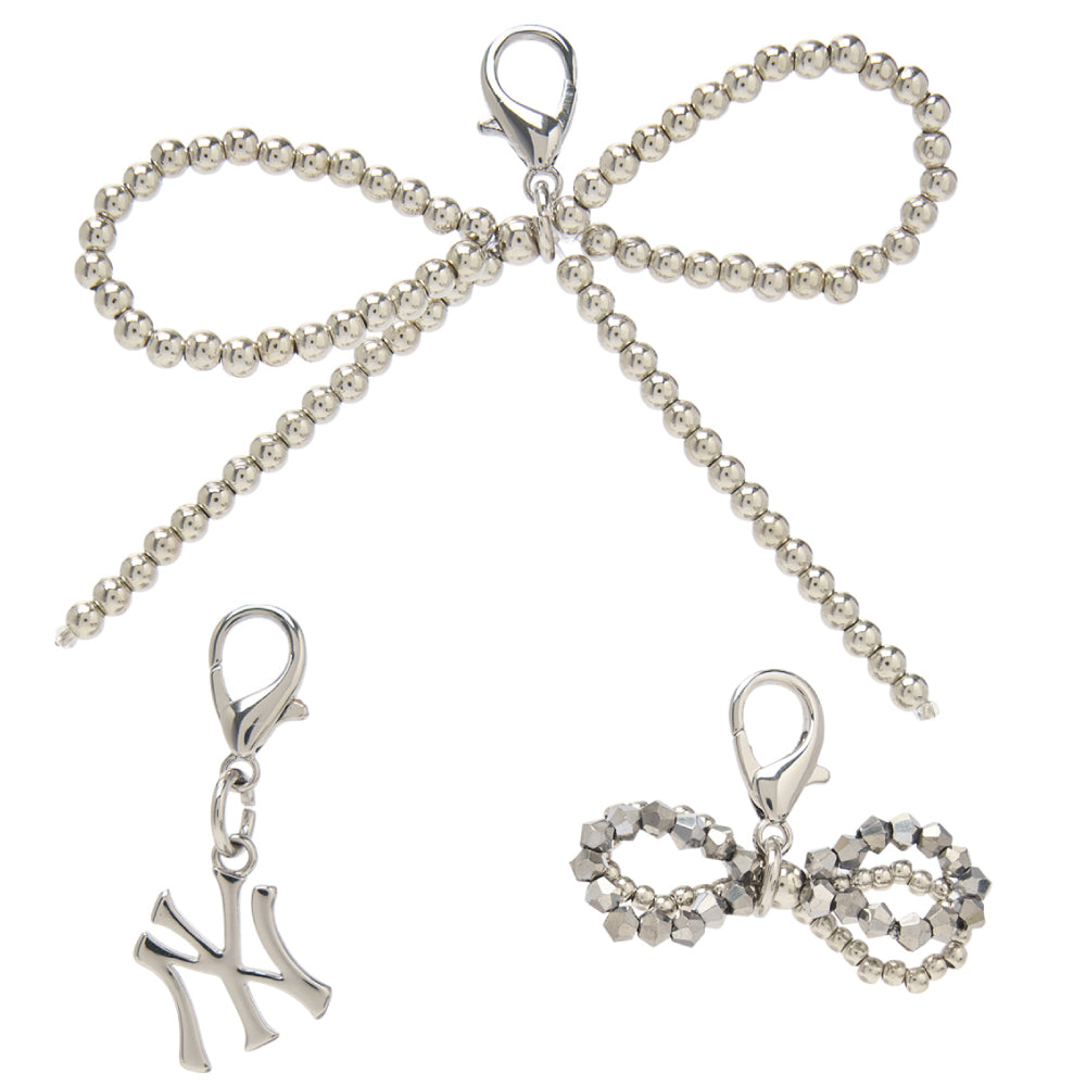 เซทเชือกรองเท้า ดีไอวาย Team Logo Pearl Ribbon Shoelace Set New York Yankees