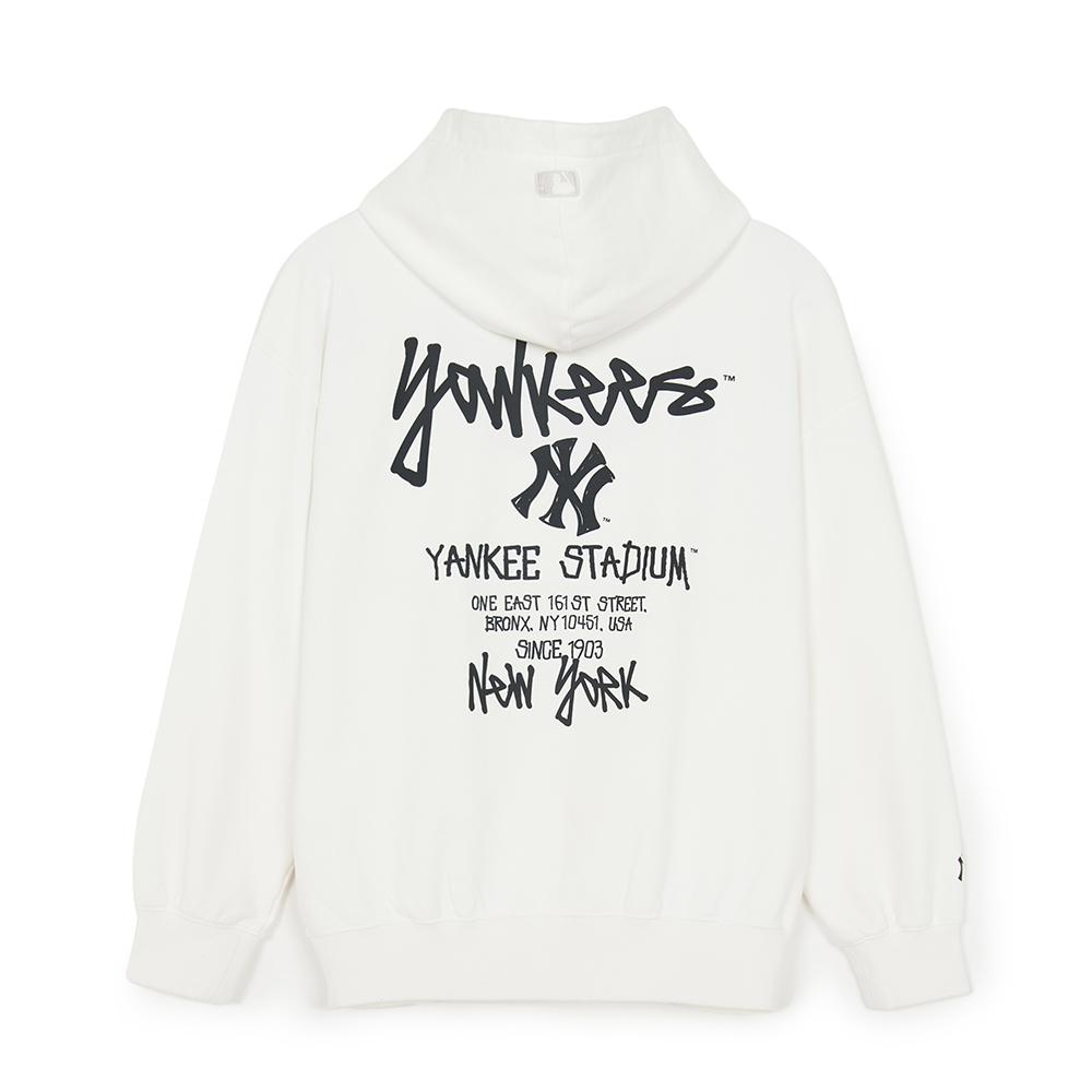 M-Treet Back Letter Hoodie New York Yankees