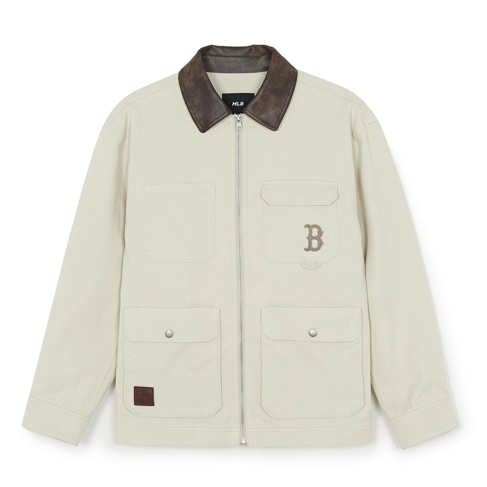 Basic Washing Mid Work Jacket(Single) Boston Red Sox